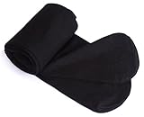 Nice Days（ナイス　ディズ）　女の子ストッキング　タイツ　ダンスストッキング　ベルベット　カラフル　 (M, ブラック)