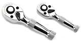 Powerbuilt 640927 1/4-Inch and 3/8-Inch Stubby Ratchet Set, 2-Piece [並行輸入品]