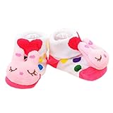 3組 ノンスリップ新生児の男の子の女の子幼児の靴下暖かいノンスキッドのストッキング赤ちゃんの誕生日のギフト6-12ヶ月の赤ちゃん-A06