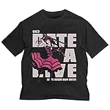 コスパ デート・ア・ライブIV 時崎狂三 ビッグシルエットTシャツ BLACK XLサイズ 綿製