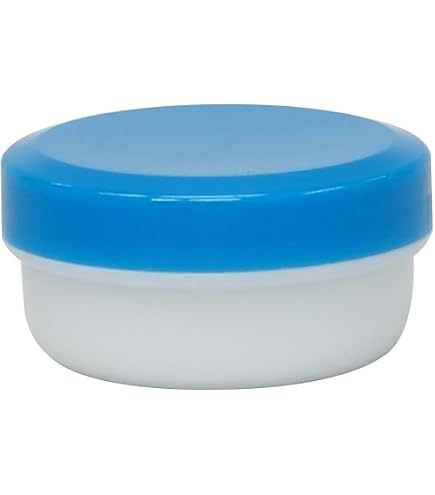 Amazon.co.jp: 金鵄製作所 深型軟膏壷 20mL 白胴・赤フタ 200個入