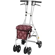 Amazon | マキテック シルバーカー レジェ ダマスク赤 軽量