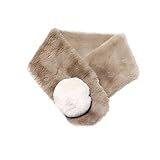 Goenn かわいい ベビー 赤ちゃんマフラー 防寒 冬 しもやけ 対策 キッズ子供用 誕生日、お祝い、プレゼント 公園 お出かけ お散歩 (カーキ)