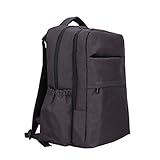 【ノーブランド品】大容量　ファブリック　旅行　スポーツ　アウトドア　ミイラバッグ　バッグ　バックパック　全3色 - ブラック