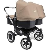 Bugaboo Donkey バガブー ドンキー Twin Stroller ツイン ベビーカー in Black/Sand ブラック/サンド [並行輸入品]