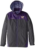 NCAA Washington Huskies Collegiate Glennaker Lake Rainジャケット S グレイ