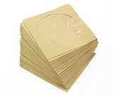 Olive-G 無地 クラフト紙製 ＣＤ ＤＶＤ ケース 100枚 セット 茶色
