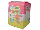 【カワモト　ソフトなおしりふきベビーコットン】300枚入X10P