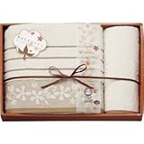 『お返し 初盆 粗供養 香典返し 法要引き出物 などに人気の商品』　あんしんコットン　タオルセット2P　【掛け紙・包装可】