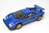 ブンカオリジナル 1/64スケールミニカーシリーズ ランボルギーニ カウンタック LP500S ブルー 完成品