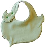 yuga☆葉っぱのスタイ セージ×ラベンダー染め オーガニックコットン100% ベビー 服 男の子 女の子 兼用 よだれかけ 出産祝い 天然染め プレゼント 綿100% おもてなし賞受賞!