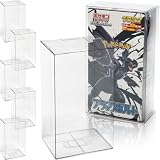 EYESRAIL Boxx Guardian ポケモンカード用 BOX ローダー UVカット 国内製造 コレクション 透明 保管ケース (ハーフBOX, 【5個】Hard/デラックス)
