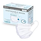 アイリスオーヤマ Smart Basic 不織布プリーツマスク 120枚入 ふつう 幅16.5cm 耳が痛くなりにくい ホワイト