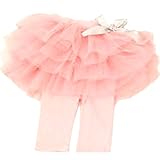 (ハニーブロッサム) HONEY BLOSSOM ベビー ＆ キッズ 【 ふんわり チュチュ スカッツ 】 薄手 柔らか 七分丈 チュール スカート 付き レギンス パンツ 夏 女の子 服 1 - 6