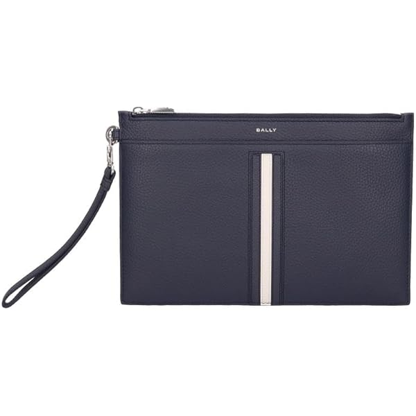 Amazon | [バリー] レザー クラッチバッグ ブラック [メンズ