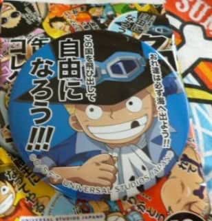 Amazon Usj ワンピース 15 名言缶バッジ コレクション サボ アニメ 萌えグッズ 通販