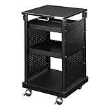 Bauhutte（バウヒュッテ） 昇降式 ツールワゴン (幅40×奥行40㎝) BHD-400WB-BK