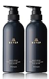 BSTEP シャンプー メンズ スカルプシャンプー 【ハリとコシのある髪×400ml】 (シャンプー2本)