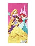 ディズニープリンセスコットンタオル – ビーチ、プール、バス – Belle、アリエル&ラプンツェル