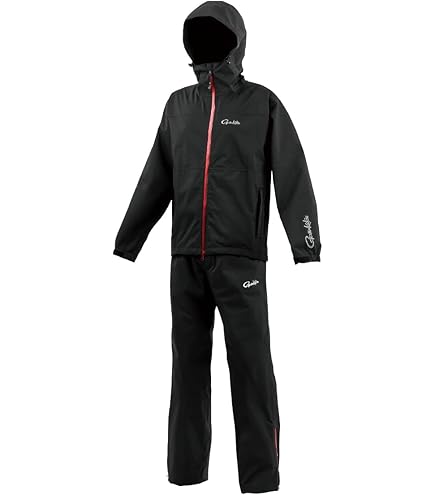 Amazon.co.jp: Gamakatsu ライトレインスーツ GM3681 ブラック 3L
