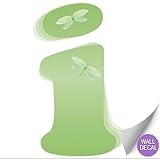 壁デカールLetterベビー名デカールステッカー装飾文字インテリアDragonfly – 子供の赤ちゃんの保育園、少女の寝室、子どもの遊び部屋by bugs-n-blooms Letter " i "