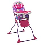 Cosco Simple Fold Deluxe High Chair in Shelley、3段階で調節可能なトレイwith Cupホルダーby製品Cosco