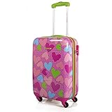 アガタ・ルイス・デ・ラ・プラダ Agatha Ruiz de la Prada ハートフシアのスーツケース50cm