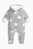 NEXT(ネクスト) あったかロンパース ホワイトスター 6カ月～9カ月　ベビー服　子供用　平行輸入品