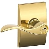 Schlage Lock Company F51AACC505CEN F51A ACCENT 505 CEN 16211 10063 CENTURY Deco Rose Entry by Schlag
