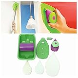 ポイントペイントパッドペイントローラートレイキットブラシスポンジセットホーム壁装飾ツール