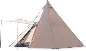 Kanggogo 6-8人用のテント4.5m x4.5m x3mポール1本で防蚊インナー店と