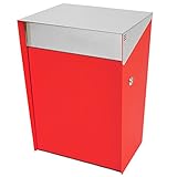 (サンノゼ) San Jose 壁掛け ポスト サンノゼ トール（壁掛けタイプ） レッド 鍵付き 99.9％ 防水構造 日本製 新世代 アメリカン ポスト 大容量 壁掛け受け