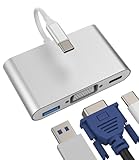 USB Cハブ VGA USB3.0 Type-C きゅうそく充電 変換アダプタ (3in1)対応Apple iPhone15 Pro Max Plus 対応iPad Air Mini mac 対応Sony xperia 対応Samsung タイプc ポート マウス キーボード カメラアダプタ たいぷc 急速充電器 ドッキングステーションThunderbolt 4 Hub OTGケーブルコネクタ