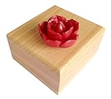 ガールフレンドまたはボーイフレンドのための小さな木製オルゴール誕生日クリスマスギフト