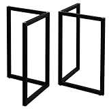 サンニード テーブル 脚 パーツ 2個1組 アイアンレッグＬ型 ILG2 幅42 奥行42 高さ67.5 cm アイアン ブラック 黒