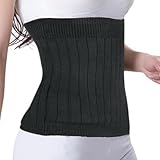 [COMFORTIS] 腹巻き 暖かい 厚手 レディース メンズ (L, ブラック)