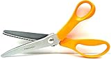 Fiskars 9 "ピンキング鋏シザー – ジグザグカットreduces Fraying – Made in USA
