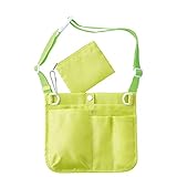 ナースリー ウエストオーガナイザー3 ナース 小物 グッズ 看護 医療 ショルダー ウエストポーチ 2Way イエローグリーン 1064198A