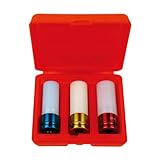AMPRO T75793 1/2-Inch Drive Thin Wall Impact Socket Metric, 3-Piece by AmPro