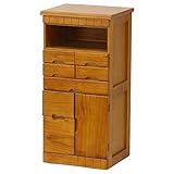 クロシオ ライン電話台 【送料無料・代引料無料・完成品】 ［木製電話FAX台 ラック 小物収納 ファックス台 天然木電話台 FAX置き シンプル 電話台 電話帳 天然木電話台］