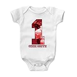 500レベル's Ozzie Smith幼児& Baby Onesieロンパース – セントルイス野球ファンギア野球の殿堂の公式ライセンス – Ozzie SmithゲームR ホワイト