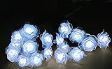 プレミアム品質ソーラー文字列ライト、20 LED防水ローズソーラー妖精文字列ライトクリスマス庭パティオウェディングパーティーフェンスウィンドウとホームホリデー祭デコレーション クリア