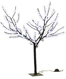 Hi-Line Gift Ltd. 39007-WT 71-Inch high Indoor/ outdoor LED Lighted Trees with 648 LEDS, White [並行輸入