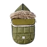 7 A.M. Enfant Le Sac Igloo Extendable Baby Bunting Bag Adaptable for Strollers, Army, Small by 7A.M.