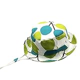 (コ-ランド) Co-land ベビーハット 子供用帽子 女の子 男の子 赤ちゃん用柔らかい 木柄 紫外線 UVカット オールシーズン キャップ 調節可能 54