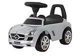 Best Ride on Cars カーズ Mercedes Benz メルセデスベンツ SLS AMG Push Car Silver シルバー [並行輸入品]