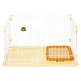 アドメイト・2ドアパピーサークル・屋根面・トイレセット-ペット用品-