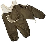 妖精の森 2WAY お砂場着 カーキ 90cm