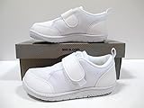 【長い時間履く上履きだからこそ！】 [アシックス スクスク] asics すくすく　SUKUSUKU　上履き　CP BABY TUU106　子供 室内用 ベロクロ マジックベルト　軽量　ホワイト(01