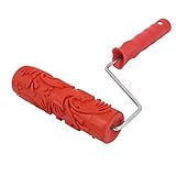 uxcell ペイントローラーワットハンドル ソフトラバー ローラーバケ 金属材質 ペイントブラシ